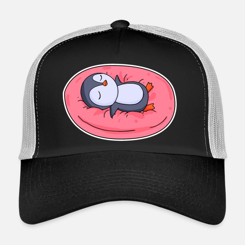 Pingouin - Casquette trucker  - noir/gris pierre