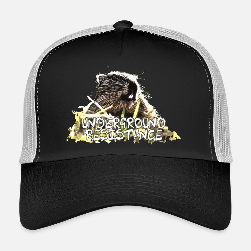 Marmotte culte - Résistance souterraine Casquette trucker 