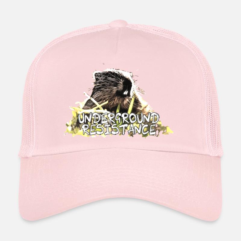 Marmotte culte - Résistance souterraine Casquette trucker 