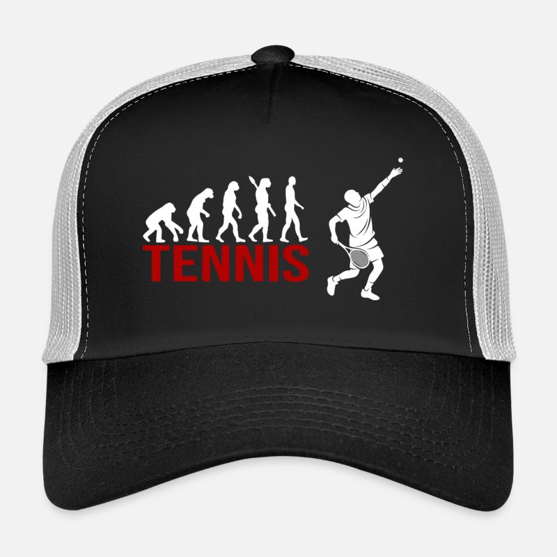 Evolution Tennis - Trucker Cap - Schwarz/Steingrau