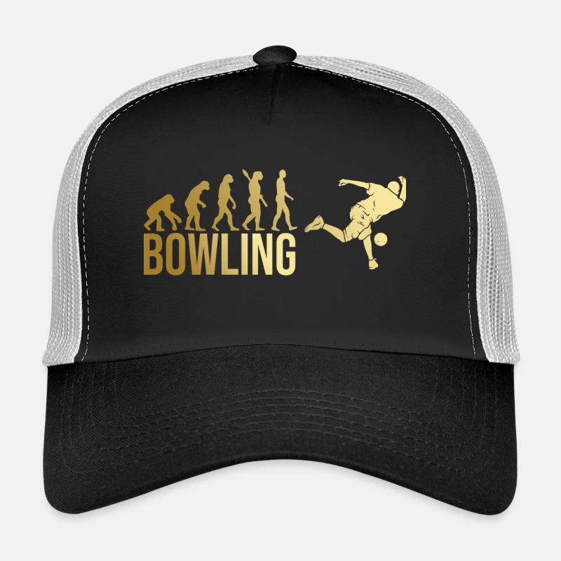 Evolution Bowling - Trucker Cap - Schwarz/Steingrau