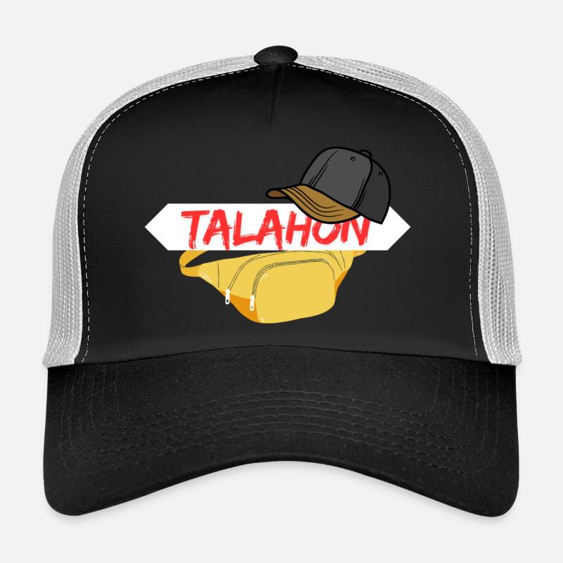 Talahon - Casquette trucker  - noir/gris pierre