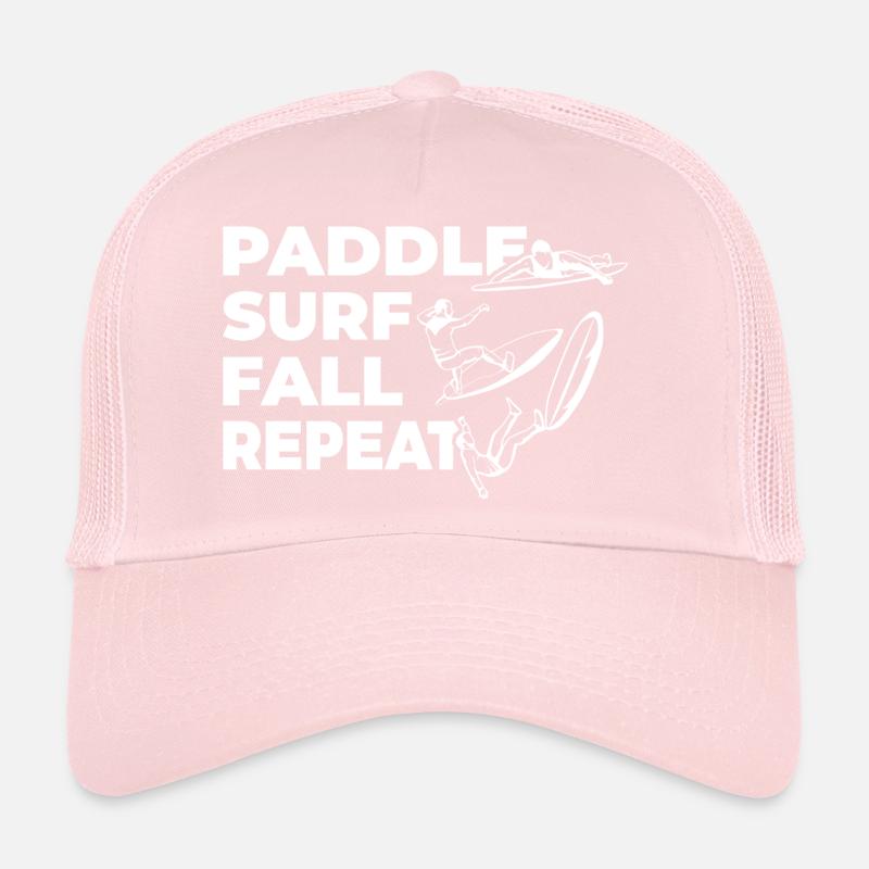 Paddle Surf Fall Repeat Trucker Cap