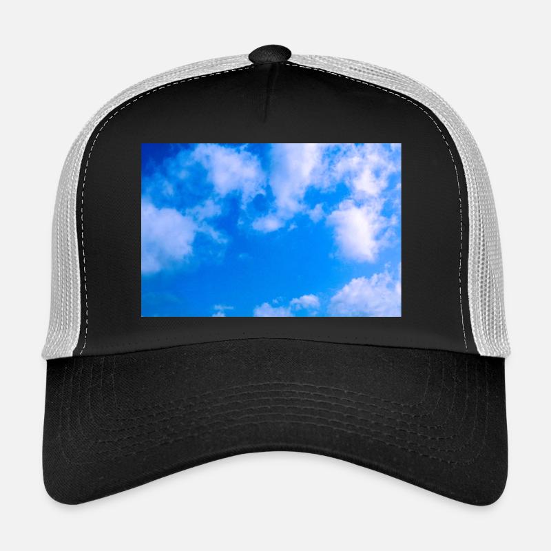 Blue cloudy sky Casquette trucker 