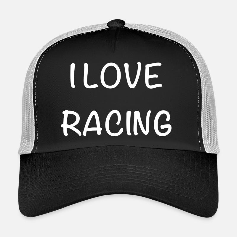 J’adore la course – Style d’écriture manuscrite Casquette trucker 
