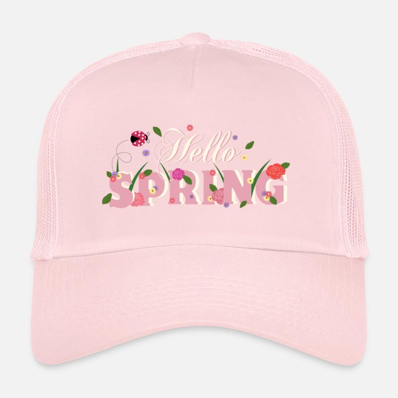 Bonjour le printemps Casquette trucker 