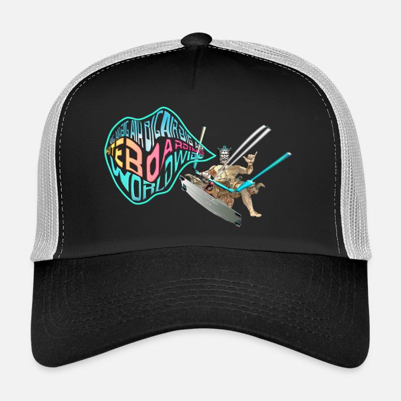 Kitesurf bigair dans le monde entier Casquette trucker 