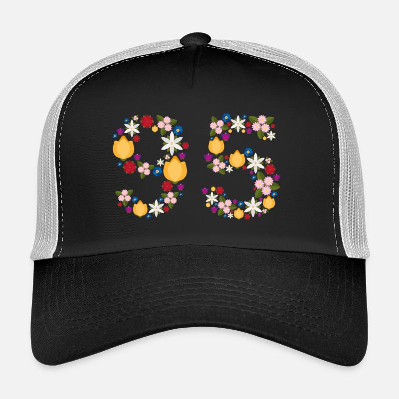 Fleurs 95 Casquette trucker 