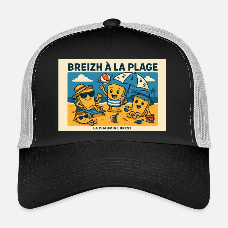 Pancakes at the beach Trucker Cap