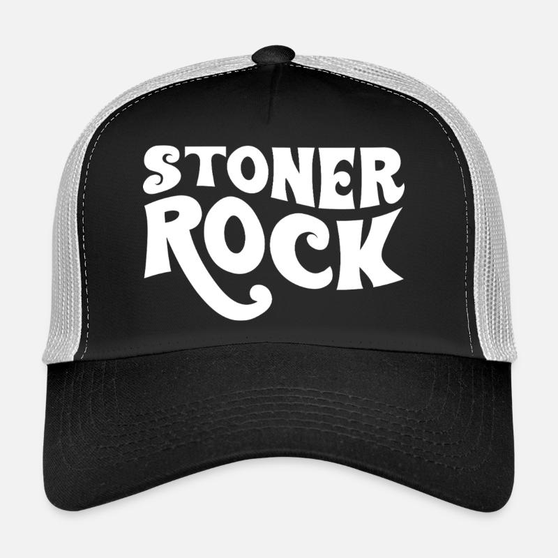 Stoner Rock Typography Design Trucker Cap