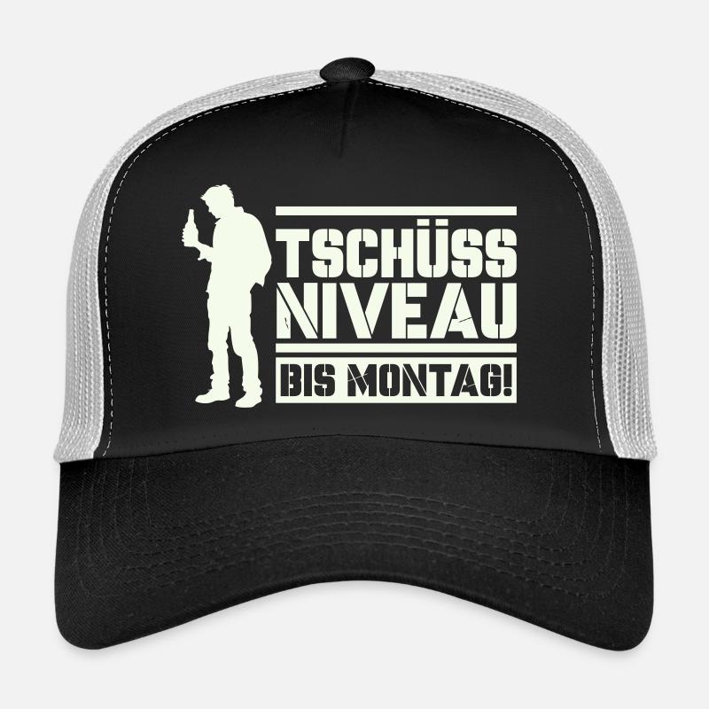 Bye bye niveau jusqu’à lundi Casquette trucker 