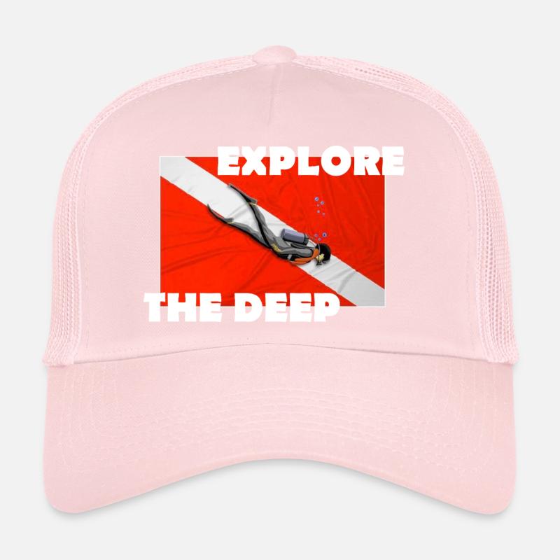 EXPLOREZ LES PROFONDEURS Casquette trucker 