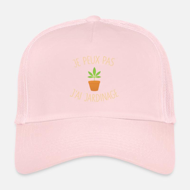 Je peux pas j'ai jardinage Casquette trucker 
