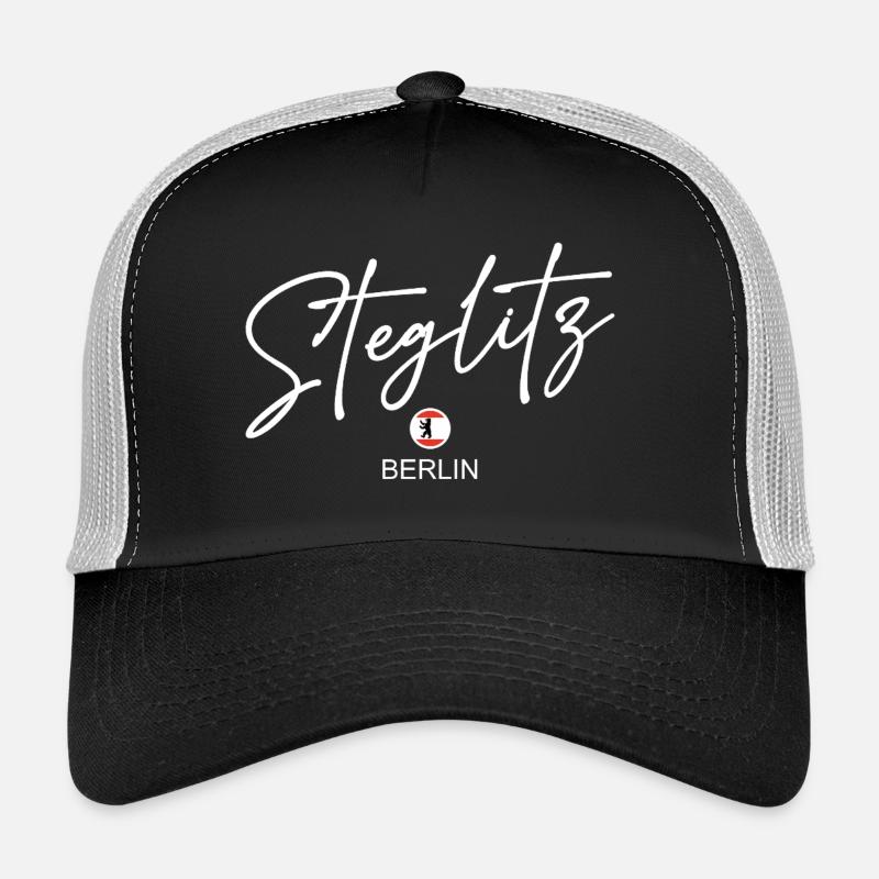 Steglitz - Drapeau de Berlin - Ours de Berlin Casquette trucker 