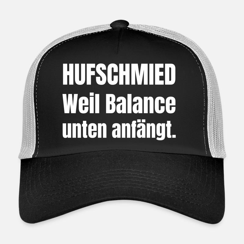 Farrier Balance Typography Trucker Cap