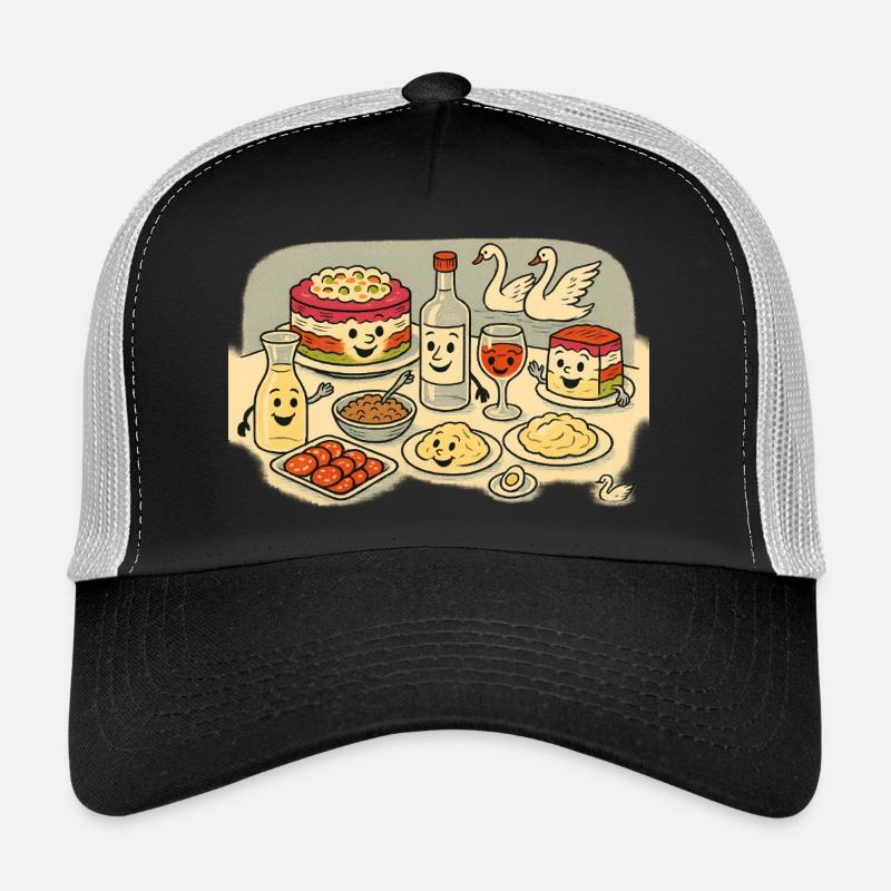 Vacances Lac des Cygnes Casquette trucker 
