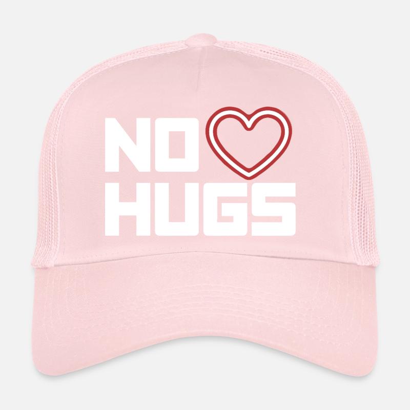 Pas de câlins s’il te plaît garde tes distances câlins antisociaux Casquette trucker 
