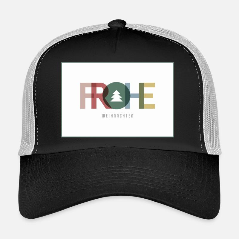 Joyeux Noël – Design rétro moderne Casquette trucker 