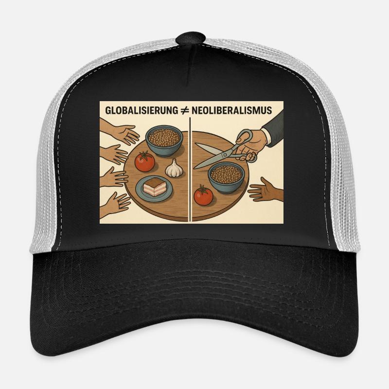 Mondialisation vs Néolibéralisme Casquette trucker 