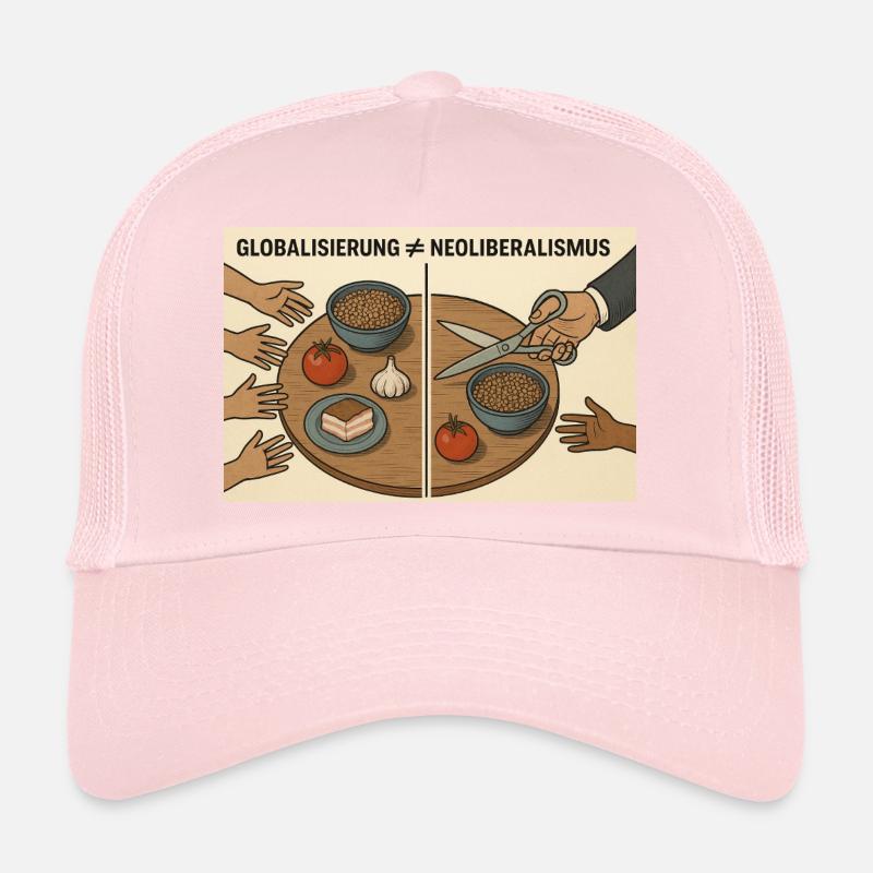Mondialisation vs Néolibéralisme Casquette trucker 