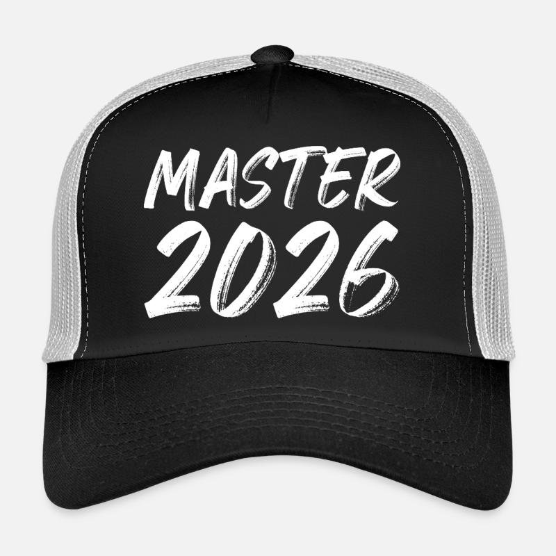 Master 2026 - Trucker Cap - Schwarz/Steingrau
