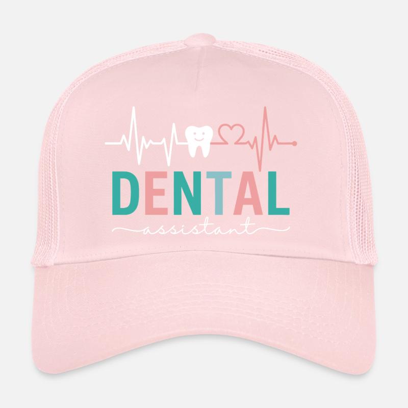 Assistant dentaire Heartbeat Casquette trucker 