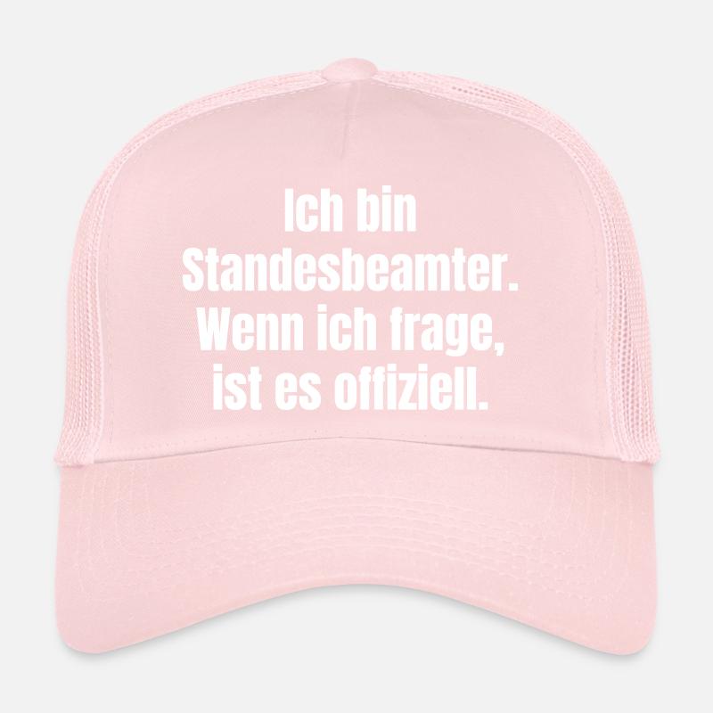 Je suis registraire à Spruch Casquette trucker 