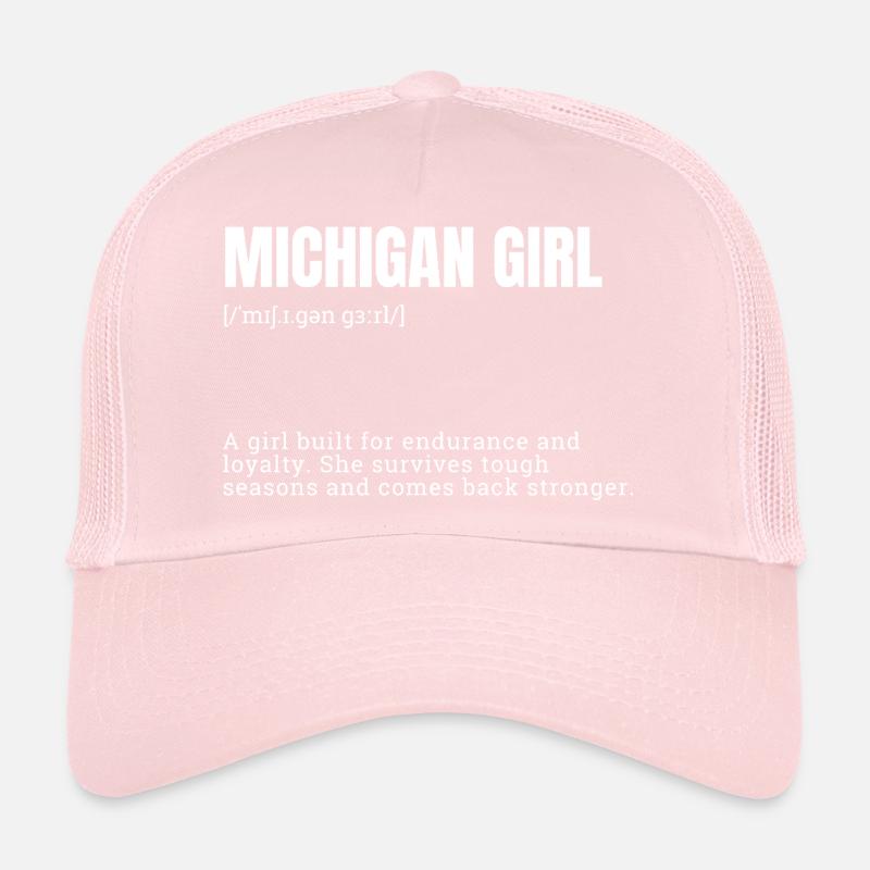 Michigan Girl Ausdauer-Statement Trucker Cap