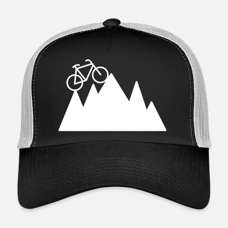 Aventure VTT - Casquette trucker - noir/gris pierre