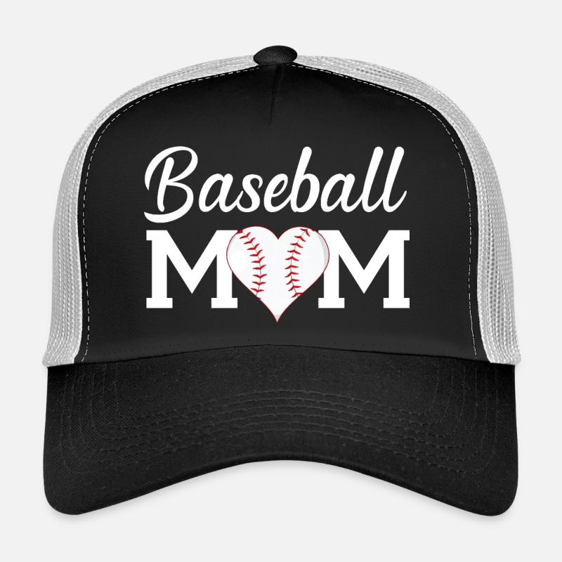 Baseball-Mama-Spieltags-Shirt Muttertagsgeschenk Trucker Cap