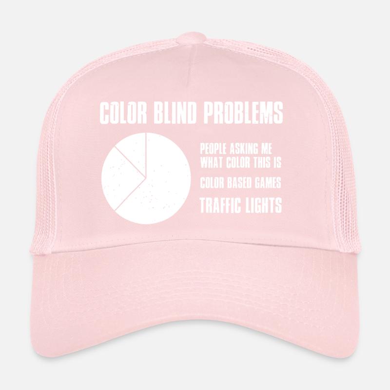 Color Blind Problems Trucker Cap