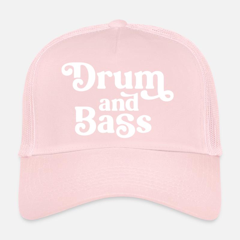 Drum and Bass Retro Glyphs Trucker Cap