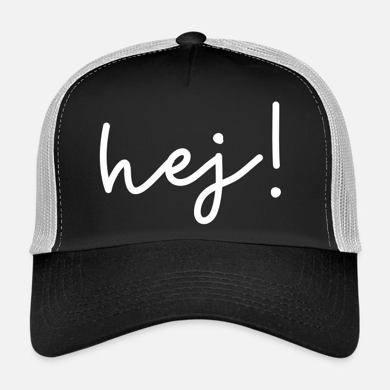 Hej – design de mots scandinave Casquette trucker 