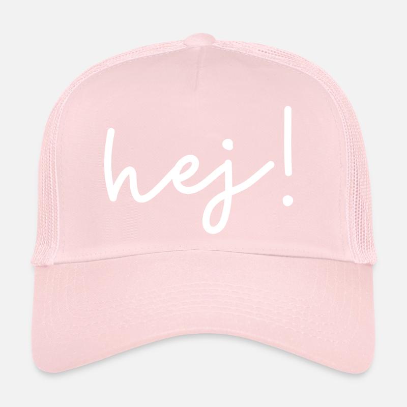 Hej – design de mots scandinave Casquette trucker 