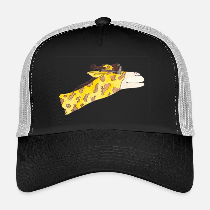 Giraffe in the wind Trucker Cap