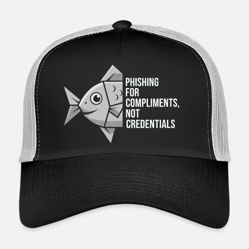 Phishing for Compliments Cyber Security Trucker Cap