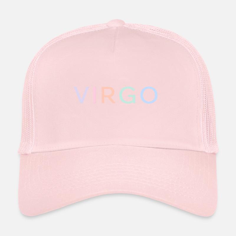 Pastel Virgo Gradient-Schriftart Trucker Cap