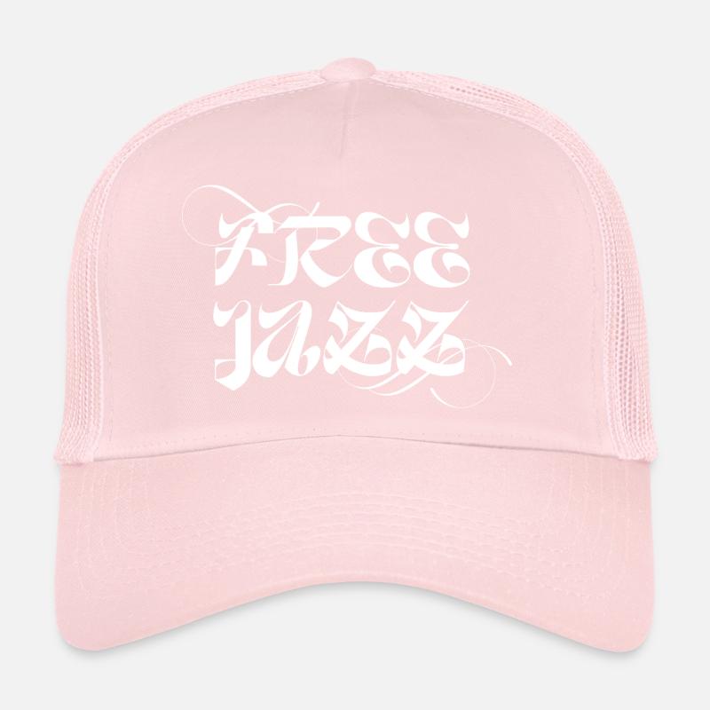 Conception typographique de jazz libre Casquette trucker 