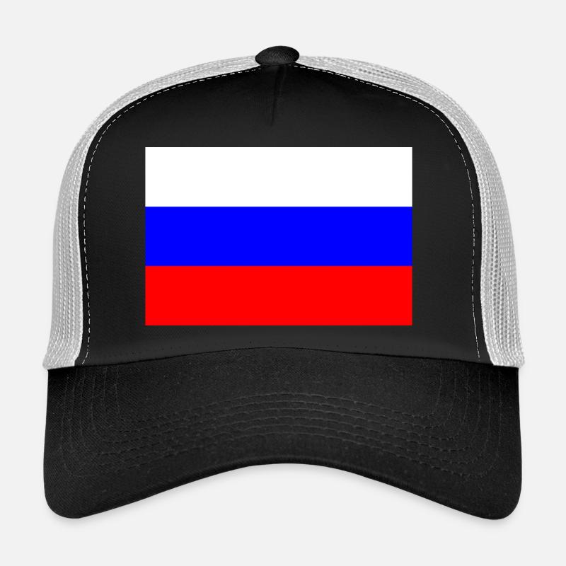 Russie, Russie, drapeau, drapeau Casquette trucker 