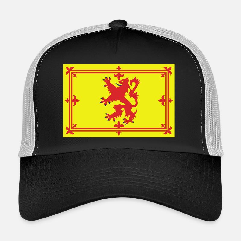 Scotland - flag - Trucker Cap - black/stone grey
