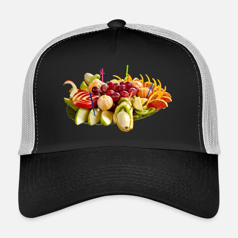 Leckeres Obst - Trucker Cap - Schwarz/Steingrau