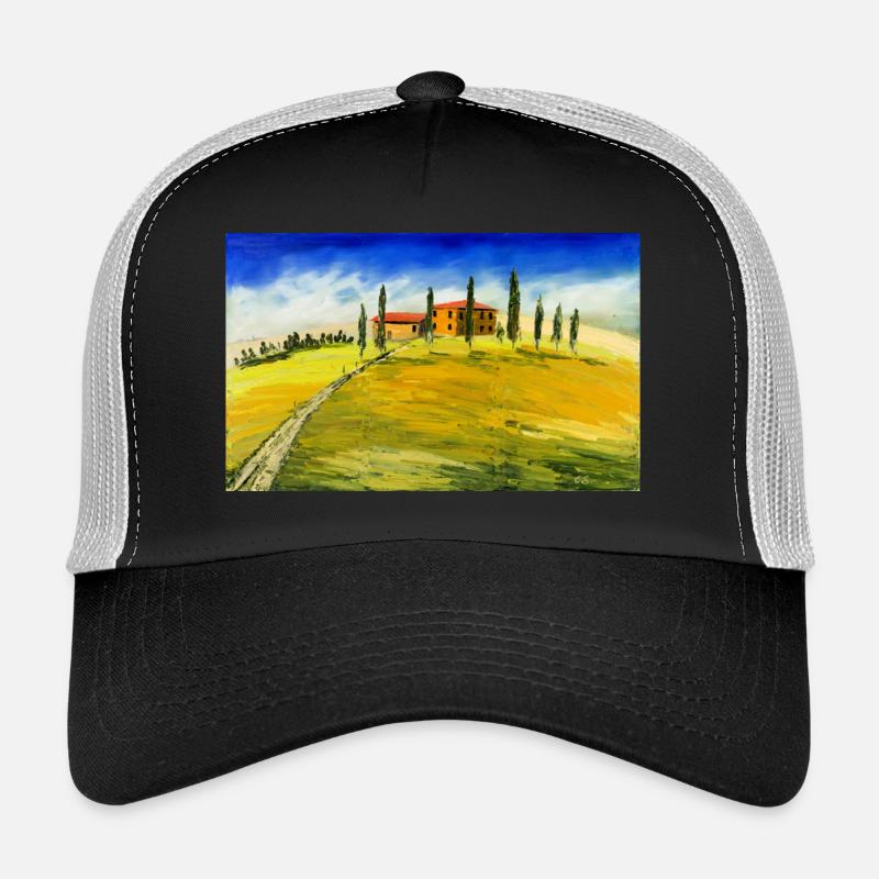 Typical Tuscan motif Trucker Cap