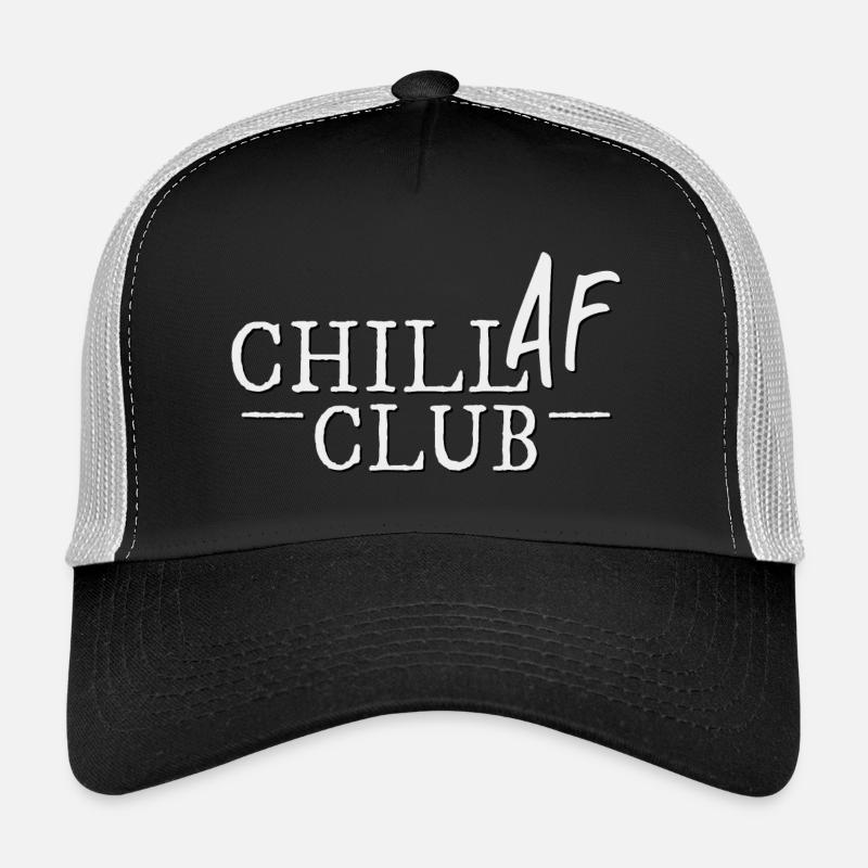 Chill AF Club! Procrastinate & Do Nothing Deluxe Trucker Cap