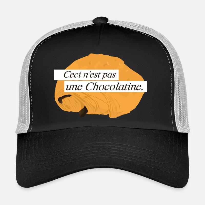 Ceci n'est pas une Chocolatine. Casquette trucker 