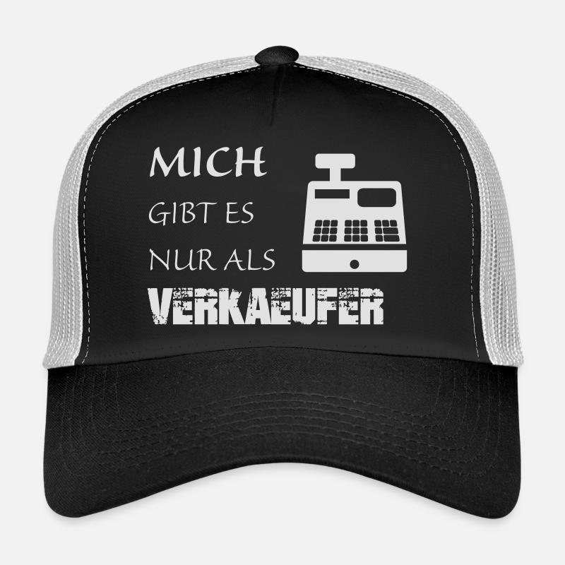 Nur als Verkäufer - Trucker Cap - Schwarz/Steingrau