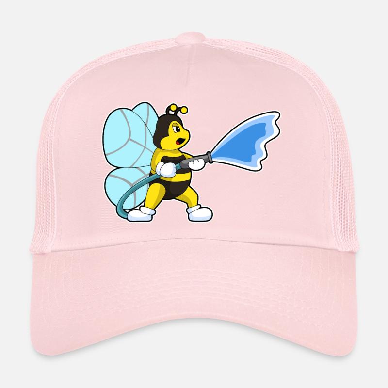 Bee Firefighter Fire Hose Fire Brigade Trucker Cap