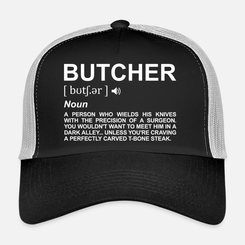 Définition de boucher Casquette trucker 