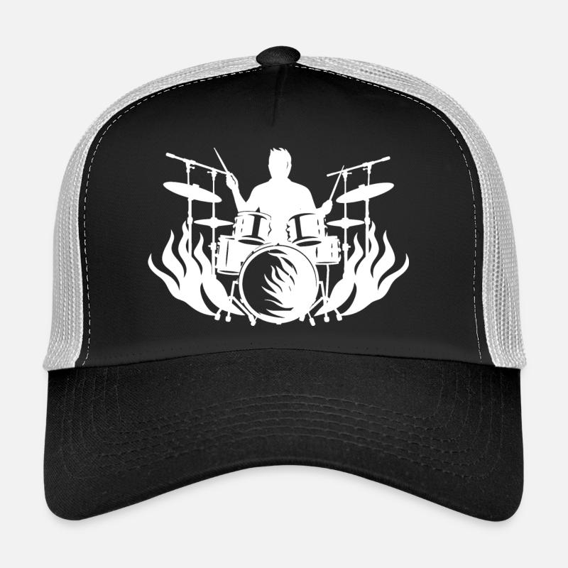 Dessin du batteur Casquette trucker 