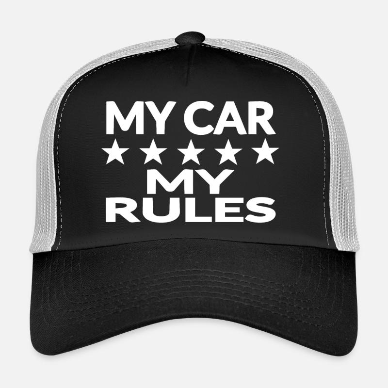 Auto - Trucker Cap - Schwarz/Steingrau