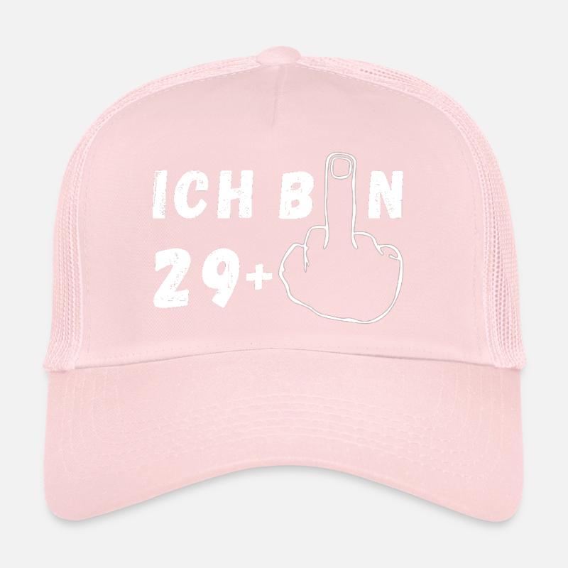 Ich bin 29+ Stinkefinger Geburtstag Geschenk ab 30 Trucker Cap